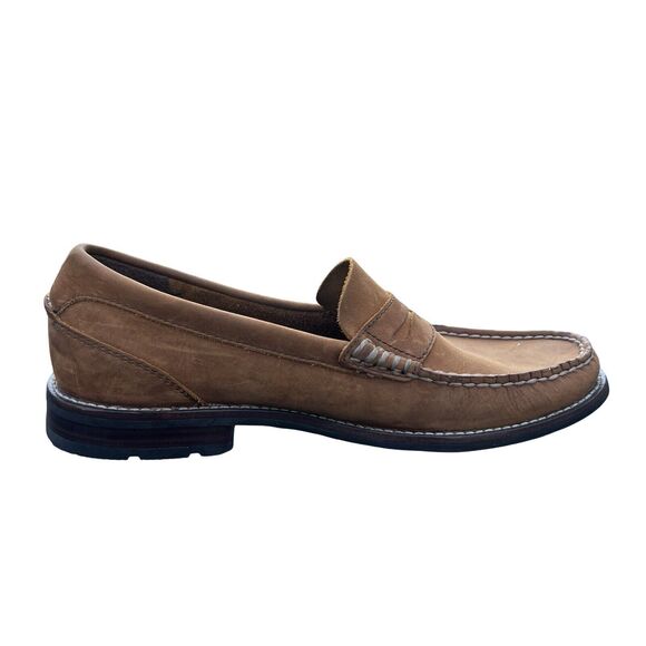 Sperry Top Sider Mens Size 8.5 M Gold Cup Brown Penny Loafer Shoes Collection - Picture 4 of 10